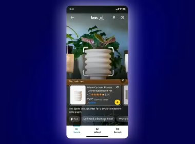 亚马逊推出 AI 购物新功能 Lens Live，手机对着实物扫扫就能找同款