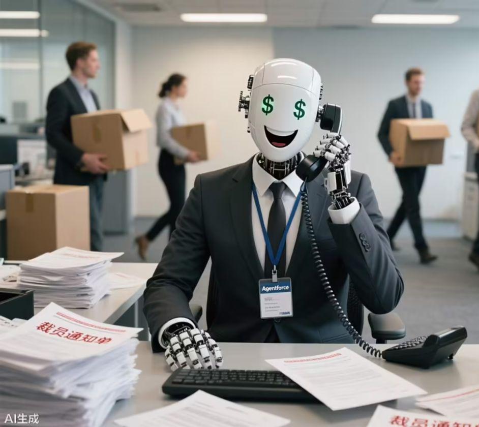 AI 抢人类饭碗:Salesforce CEO 证实公司裁掉了 4000 个客服 AI 抢人类饭碗:Salesforce CEO 证实公司裁掉了 4000 个客服