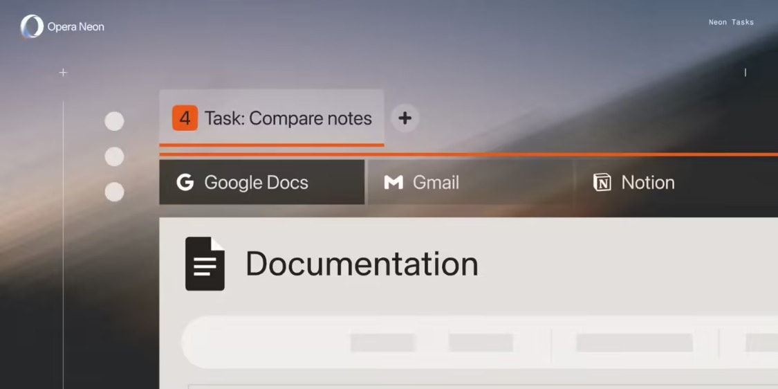 Opera Neon浏览器推出AI深度研究模式，集成Google Gemini 3 Pro