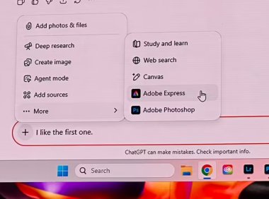 Adobe与OpenAI深化合作Photoshop集成ChatGPT实现对话式修图