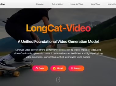 美团发布开源 LongCat-Video 视频生成模型，可稳定输出 5 分钟级内容