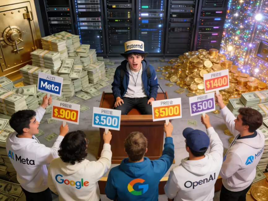 AI领域实习薪酬飙升 成为人才争夺新战场