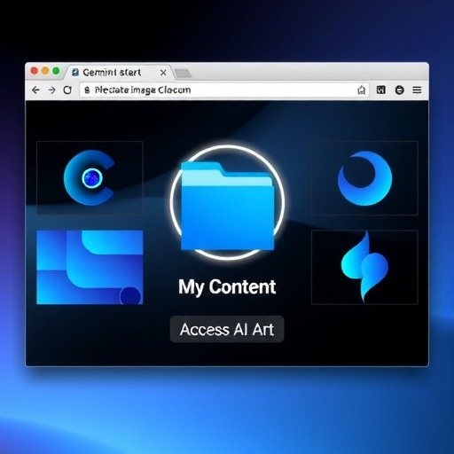 谷歌 Gemini 网页版更新“我的内容”文件夹，可一键访问生成的 AI 图像
