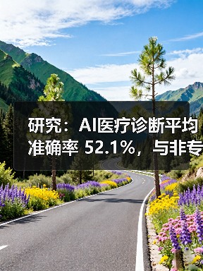 生成式AI诊断能力评估 | 与医生对比及教育应用潜力