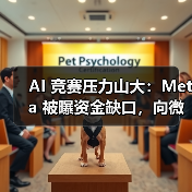 AI 竞赛压力山大:Meta 被曝资金缺口,向微软、亚马逊求援 AI 竞赛压力山大:Meta 被曝资金缺口,向微软、亚马逊求援