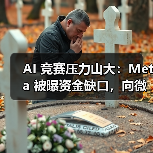 AI 竞赛压力山大:Meta 被曝资金缺口,向微软、亚马逊求援 AI 竞赛压力山大:Meta 被曝资金缺口,向微软、亚马逊求援