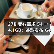 27B 显存需求 54 → 14.1GB:谷歌发布 Gemma 3 QAT AI模型,RTX 3090 显卡可运行 27B 显存需求 54 → 14.1GB:谷歌发布 Gemma 3 QAT AI模型,RTX 3090 显卡可运行