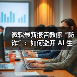 微软最新报告教你“防诈”：如何避开 AI 生成的虚假招聘与诈骗网站