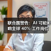 联合国警告:AI 可能影响全球 40% 工作岗位,并拉大国家间差距 联合国警告:AI 可能影响全球 40% 工作岗位,并拉大国家间差距