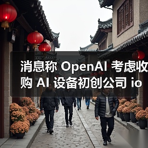 消息称 OpenAI 考虑收购 AI 设备初创公司 io Products,后者由 Jony Ive 与 Sam Altman 共同创立 消息称 OpenAI 考虑收购 AI 设备初创公司 io Products,后者由 Jony Ive 与 Sam Altman 共同创立