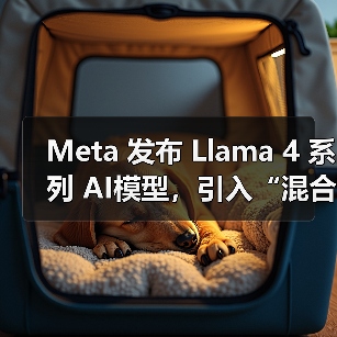 Meta 发布 Llama 4 系列 AI模型,引入“混合专家架构”提升效率 Meta 发布 Llama 4 系列 AI模型,引入“混合专家架构”提升效率