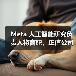 Meta 人工智能研究负责人将离职,正值公司加大 AI 投入之际 Meta 人工智能研究负责人将离职,正值公司加大 AI 投入之际