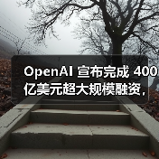 OpenAI完成400亿美元私募融资,估值达3000亿美元 OpenAI完成400亿美元私募融资,估值达3000亿美元