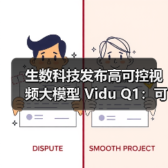生数科技发布高可控视频大模型 Vidu Q1:可精准调整所有动作行为 生数科技发布高可控视频大模型 Vidu Q1:可精准调整所有动作行为