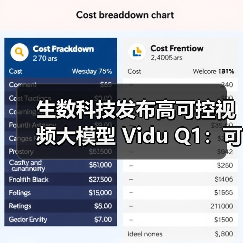 生数科技发布高可控视频大模型 Vidu Q1:可精准调整所有动作行为 生数科技发布高可控视频大模型 Vidu Q1:可精准调整所有动作行为