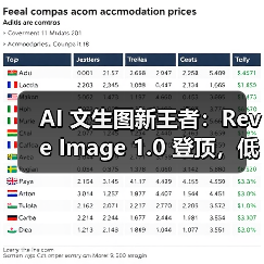 AI 文生图新王者：Reve Image 1.0 登顶，低价高质挑战 Midjourney 和 Flux