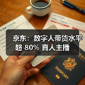 京东：数字人带货水平超 80% 真人主播