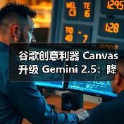 谷歌创意利器 Canvas 升级 Gemini 2.5：降低开发门槛，AI 多样化呈现文本内容
