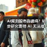 AI预测股市靠谱吗?初步研究表明 AI 无法准确预测股市 AI预测股市靠谱吗?初步研究表明 AI 无法准确预测股市