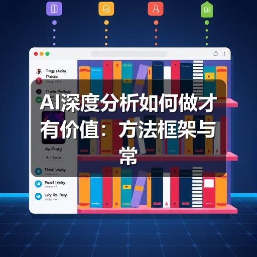 AI深度分析如何做才有价值:方法框架与常见误区 AI深度分析如何做才有价值:方法框架与常见误区