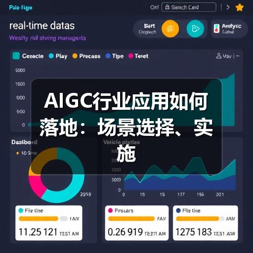 AIGC行业应用如何落地:场景选择、实施路径与避坑建议 AIGC行业应用如何落地:场景选择、实施路径与避坑建议