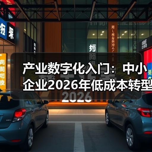 产业数字化入门：中小企业2026年低成本转型路径拆解