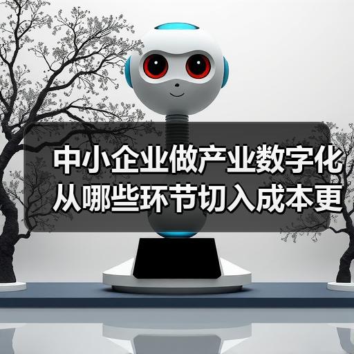 中小企业做产业数字化从哪些环节切入成本更低