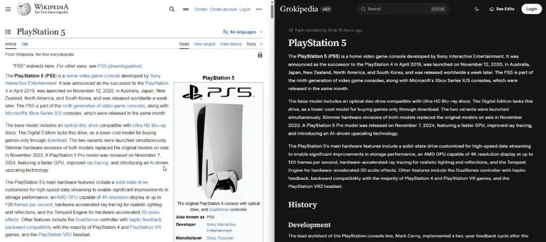 马斯克版百科 Grokipedia 初版上线，被曝大规模复制维基百科内容
