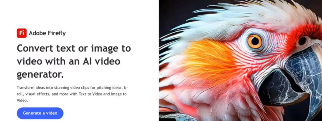 号称“业界首个对知识产权友好、商用安全”的 LLM，Adobe Firefly 文生视频 AI模型发布