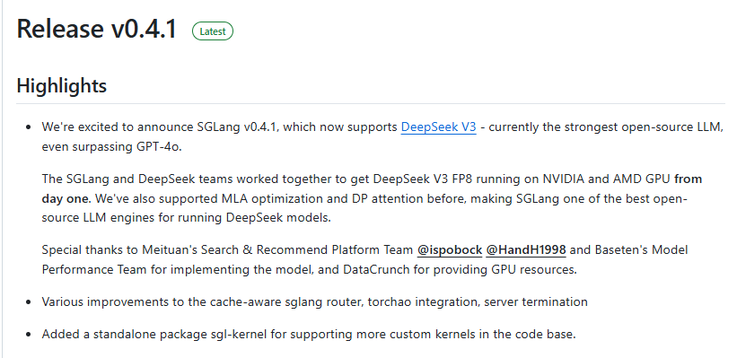 AMD：已将 DeepSeek-V3 模型集成到 Instinct MI300X GPU 上，利用 SGLang 彻底改变 AI 开发