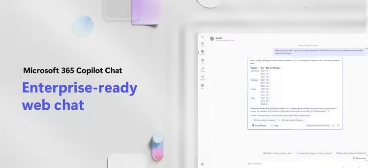 微软为企业推出 Copilot Chat：提供免费 AI 聊天和按需付费 AI 代理功能