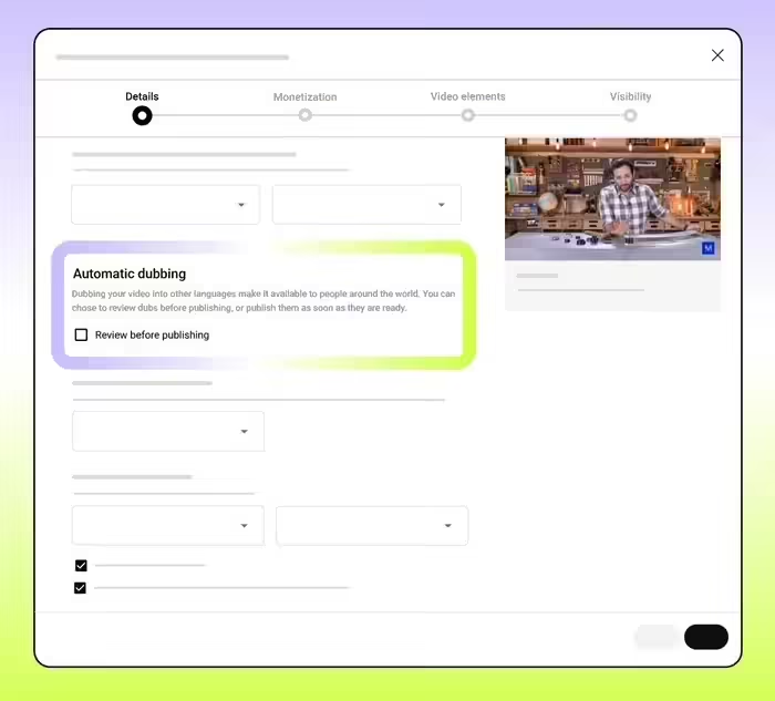 YouTube 自动配音功能推广至更多知识类频道，借助 AI 生成视频多语言配音
