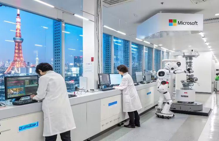 微软在东京开设其日本首个研发中心，专注于将机器人技术与 AI 相结合