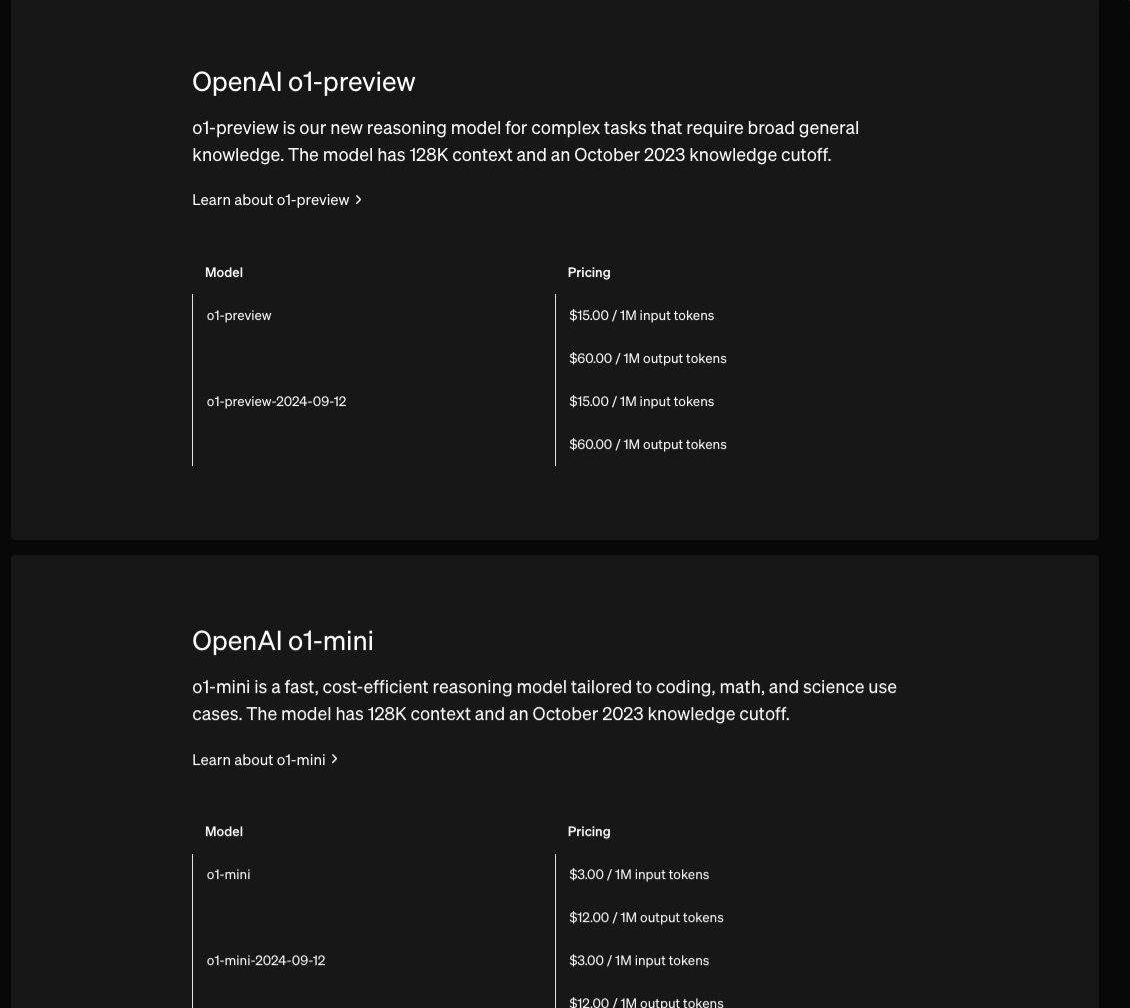 OpenAI 首款具备“推理”能力模型 o1 现已向企业 / 教育用户开放，每周最多使用 50 次