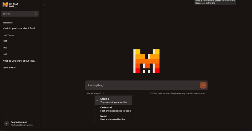 Mistral 推出免费套餐供开发者测试其人工智能模型