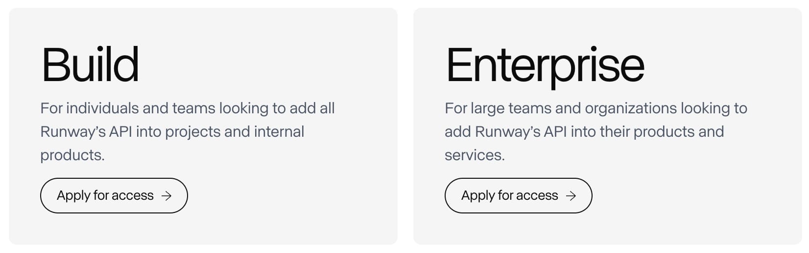 Runway 宣布推出用于生成AI视频服务的 API