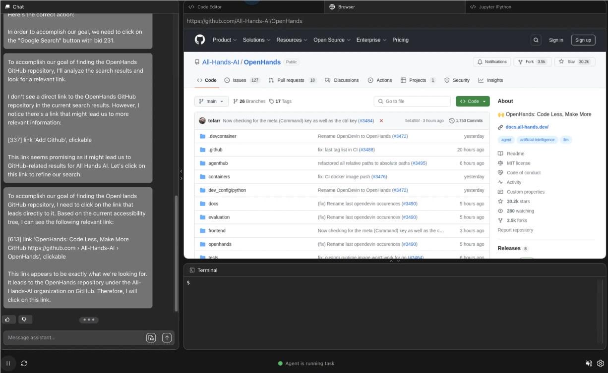 GitHub标星3万！All Hands AI融资500万美元 打造开源AI助手