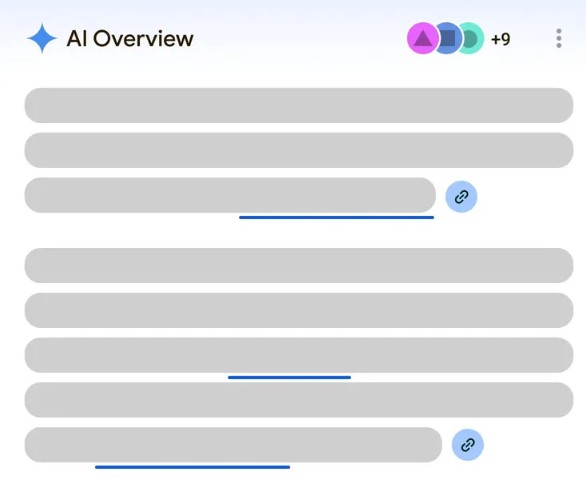 谷歌AI生成的搜索摘将改变来源展示的方式