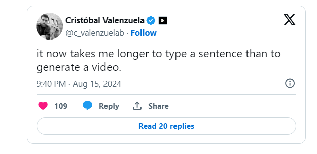 Runway发布Gen-3 Alpha Turbo：AI视频生成速度提升7倍，成本减半！