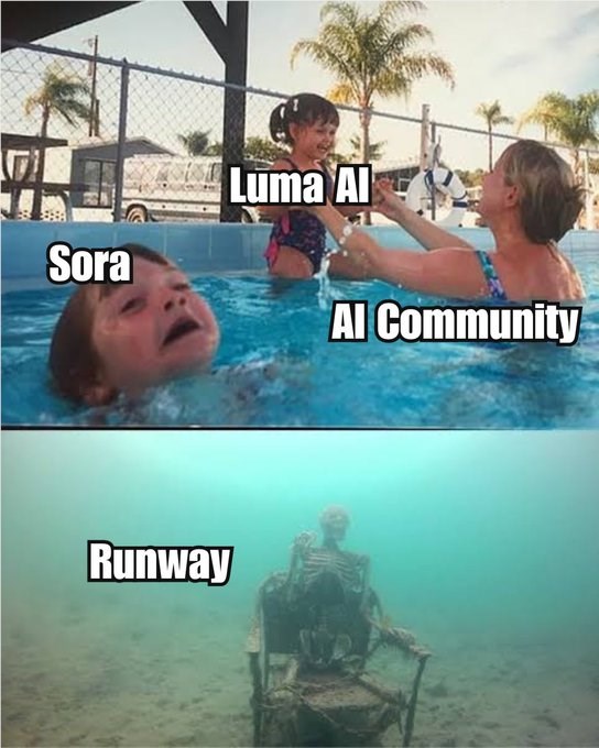 Runway正式发布全新Gen3模型，AI视频的王，它回来了。