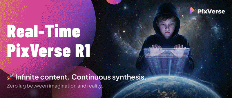 全球首个通用实时世界模型PixVerse R1发布 视听媒体进入交互时代 全球首个通用实时世界模型PixVerse R1发布 视听媒体进入交互时代