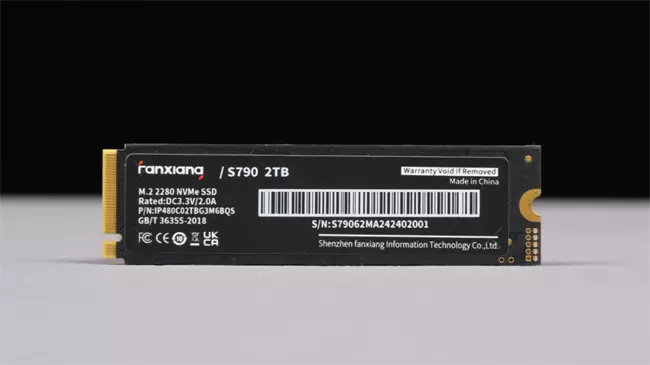 新版梵想S790评测：升级英韧IG5222主控，功耗降低性能提升