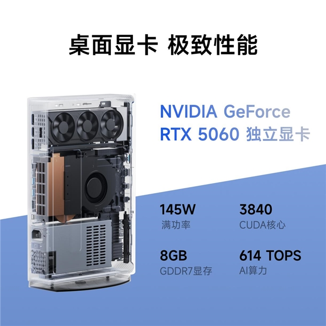 铭凡 G1 Pro 全新游戏BOX 主机上市：桌面级独显加持，小机身解锁满血游戏体验