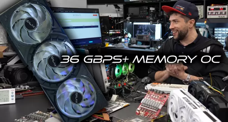 Teclab绕过英伟达RTX 50显存时钟限制，将RTX 5070 Ti超频至超过36Gbps