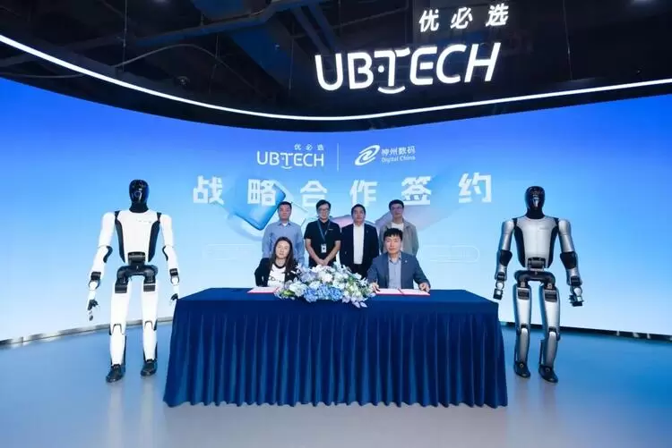 优必选与神州数码战略合作推进具身智能机器人教育生态建设