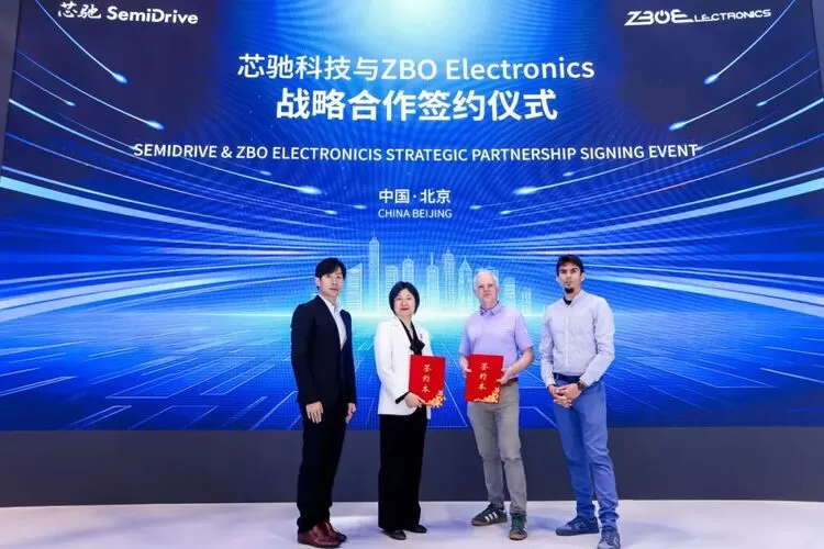 芯驰科技与ZBO Electronics签署战略合作,加速汽车芯片出海与全球化布局 芯驰科技与ZBO Electronics签署战略合作,加速汽车芯片出海与全球化布局